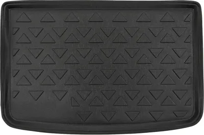 Image de Tapis De Coffre Sur Mesure Pour Mercedes A Class W176 2013-2018, Noir, Antidérapant, Bord Haut, Toutes Saisons