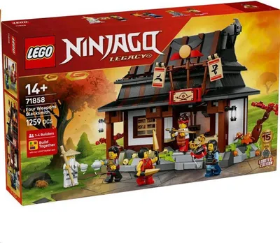 Obrázok produktu pre LEGO NINJAGO Kováreň Štyri zbrane: 15 rokov, Stavebnica, 14 rok / roky, Plast, 1259 kusov, 1,73 kg