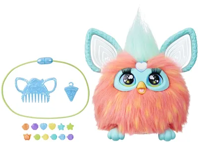 Zdjęcie produktu dla Hasbro Furby Interaktywna zabawka pluszowa pomarańczowa wersja niemiecka HASF6744100