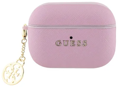 Obrázok produktu pre Puzdro Guess Saffiano 4G Charm pre AirPods Pro 2, ružová (57983129998)