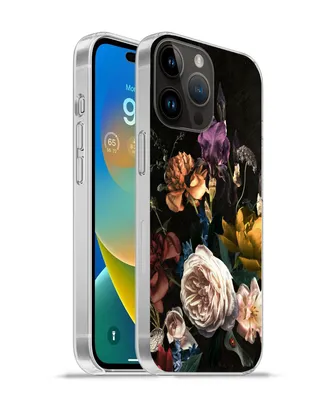 Produktbild von MuchoWow® Handyhülle Schutzhülle Hülle für Apple iPhone 14 Pro Max Blumen - Rosen - Muster Silikon Softcase Handy Hülle - Hardcover