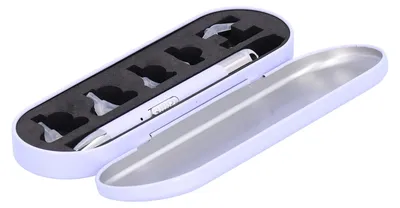 Obrázok produktu pre Svetelný USB nabíjateľný nástroj na krížové vyšívanie, aplikácie a diamantové maľovanie v tvare pera s úložnou krabičkou – fialový