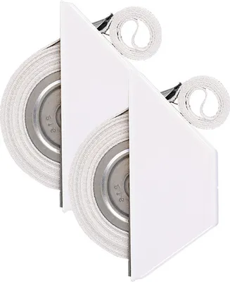 Produktbild von 2 x INOVATEC Rollladen Halbeinlass Gurtwickler weiß Mini 5 m Gurtband