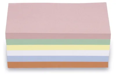 Produktbild von Magnetoplan Kommunikationskarten rechteckig, 500 Stück, Gemischte Farben, 120 g/m², 200 mm, 100 mm, 500 Stück(e)