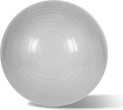 Produktbild von EmpireAthletics - Sitz- und Gymnastik-Ball mit Pumpe aus elastischem Gummi-Material mit 85 cm Ø - Sitzball Fitnessball in SILBER