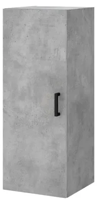 Produktbild von Hängeschrank für Badezimmer, Hängeschrank, Betongrau, 34,5 x 34 x 90 cm