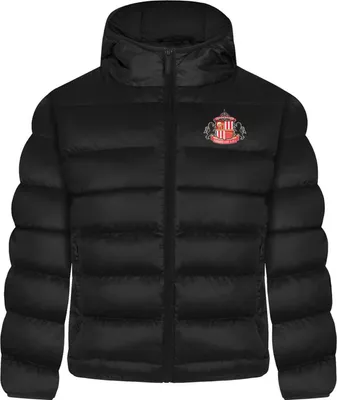 Produktbild von Sunderland AFC - Jacke für Jungen, Gesteppt GF312 (134) (Schwarz)