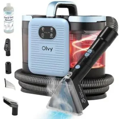 Productafbeelding van Olvy Waschsauger PRO: Stoomreiniger voor meubels, tapijtreiniger inclusief accessoires, natzuiger voor banken, matrassen, auto's en tapijten