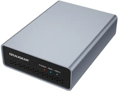 Immagine prodotto di GRAUGEAR externes Raid   Gehäuse 2x2,5"HDD/SSD USB 3.2 retail