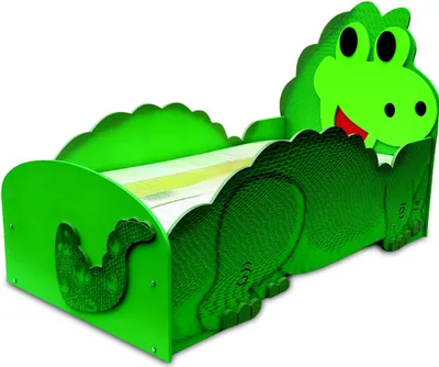 Produktbild von Dino Groß Bett mit Matratze Kinderbett Kinderzimmer Kinder Zimmer Betten Holz