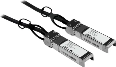 Produktbild von StarTech.com Cisco kompatibles SFP+ Twinax Kabel 1m - 10GBASE-CU SFP+ Direct Attach Kabel - passiv - 10Gigabit Kupfer Netzwerkkabel - Direktanschlusskabel - SFP+ zu SFP+ - 1 m - twinaxial - für P/N: ET10GSFP, PEX10000SFPI, PEX10GSFP4I, PEX20000SFPI