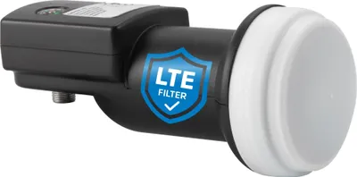 Productafbeelding van TechniSat enkele LNB met satellietsignaalzoeker en LTE-filter, zwart