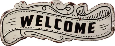 Produktbild von Moritz Blechschild 50 x 20 cm Welcome Home Zuhause Willkommen Deko Metallschild Retro Vintage Retro Sprüche lustig