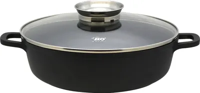 Produktbild von ELO Servierpfanne rund 24cm mit Glasdeckel 2,3L