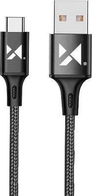 Obrázek produktu pro Wozinsky USB nabíjecí kabel pro rychlé nabíjení - USB typ C 2,4A 2m černý (WUC-C2B)