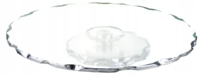Produktbild von Artpol Glas Servierteller drehbar 33cm Dekorativ Silber