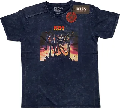 Produktbild von Kiss Destroyer (Wash Collection) Navy Blue XL T-Shirt