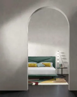 Produktbild von Doppel Bettrahmen Luxus Schlafzimmer Bett Doppelbett Holz Grün Leder Betten Neu