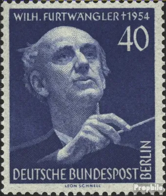 Produktbild von Briefmarken Berlin (West) 1955 Mi 128 (kompl.Ausg.)  gestempelt Furtwängler