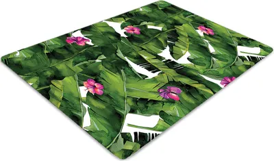 Obrázok produktu pre Podlahová ochranná podložka - Ochranná podložka pod stoličku - Podlahová podložka - 140x100 cm - Ibišek