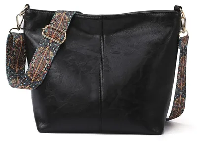 Imagen del producto de Solidchoice - Bolso de hombro para mujer, fabricado en cuero sintético, ideal para el uso diario