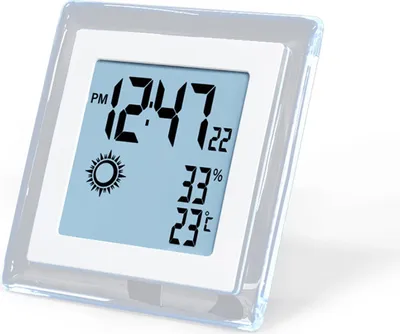 Produktbild von Multifunktionaler elektronischer Wecker mit Bewegungssensor, Wettervorhersage, Temperatur- und Luftfeuchtigkeitsanzeige