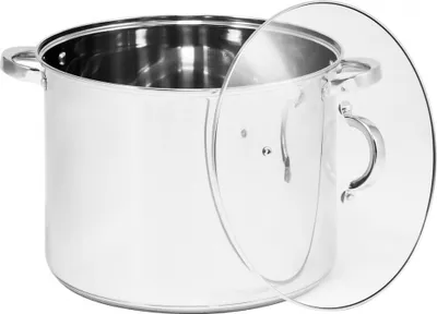 Produktbild von Topf 15 L Edelstahl Kochtopf Suppentopf Induktion Universaltopf Fleischtopf 15L
