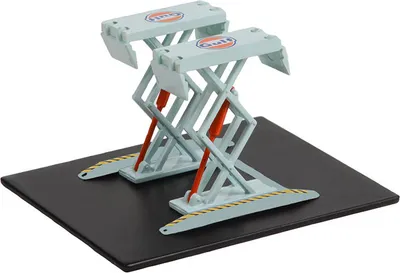 Produktbild von GULF Hebebühne in Blisterverpackung, GREEN16160-B, Maßstab1/64, GREENLIGHT