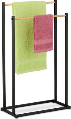 Produktbild von relaxdays Handtuchständer mit 2 Stangen