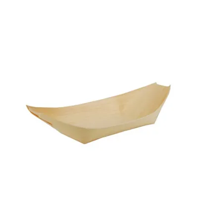 Produktbild von Fingerfood - Schalen, Holz "pure" 19 cm x 10 cm "Schiffchen"