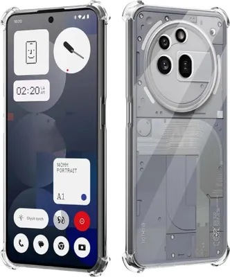 Produktbild von Hülle für Nothing Phone 3a Pro - Stoßfeste Transparent Handyhülle Kratzfest Schutzhülle Ultra Dünn Phonillico®