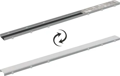 Produktbild von Primaster Rost für Duschrinne Edelstahl 75 cm silber befliesbar