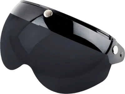 Obrázek produktu pro Universeller 3 Snap Retro Helm Visor Windschutz Sonnenschutz Halbgesicht Motorradhelme