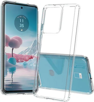 Image de Étui pour Motorola Edge 40 Neo - Coque arrière Phonesta Scratchproof - Transparent
