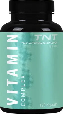 Produktbild von TNT Vitamin Complex Multivitaminkapseln mit 13 Vitaminen 120 Kapseln ohne Geschmack