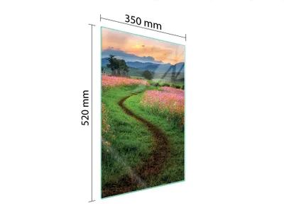 Image de Planche à découper en verre 35x52 en haut