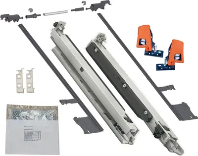 Produktbild von BLUM MOVENTO BLUMOTION Schubladenschienen Bodenmont. 500mm 40kg m.Stabilisierung