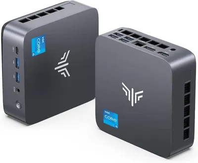 Produktbild von NiPoGi P3 Mini PC , Ιntel Core i5-12450H (8C/12T, bis zu4.40GHz),24GB LPDDR5 512GB SSD Desktop-PCs met Windows 11Pro,WiFi 6, 4K Triple Display