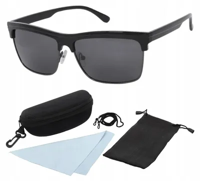 Produktbild von Polar Fashion P6008 C3 Schwarze Polarisierte Sonnenbrille