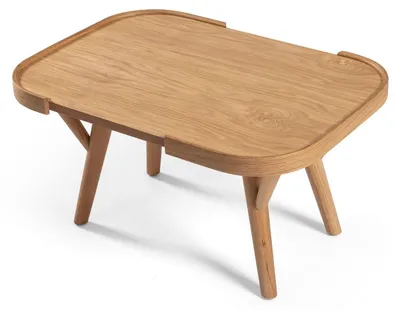 Obrázok produktu pre Skye Decor, kvalitný konferenčný stolík (3 časti) – dub sýtej farby, 100% dub, 70 cm