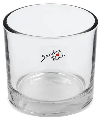 Zdjęcie produktu dla Sandra Rich: Naczynie do gotowania, świecznik cylindryczny, przezroczysty, 10x10 cm, 1 sztuka
