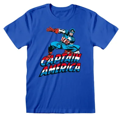 Obrázek produktu pro Captain America - tričko pro muže/ženy Uni CD831 (L) (modré)