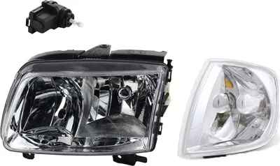 Produktbild von Scheinwerfer passend für VW Polo 00 6N 6Kv 99-01 H7 H1 Links + LWR Blinker 6N1941017AA 6N1941017AB 6N0953041N 6N0953041M 1J0941295B 1J094 Johns