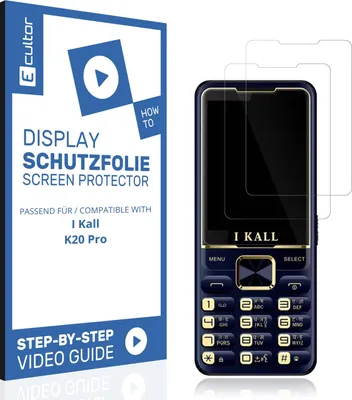Produktbild von 2x 3D Schutzfolie für I Kall K20 Pro Display Folie Flexibel Full Cover