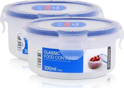 Produktbild von LocknLock Classic HPL932 Frischhaltedose 300ml - Luft & Wasserdicht (2er Pack)