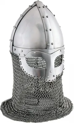Produktbild von Vendelzeitlicher Spangenhelm mit Kettenbrünne : L Größe: L