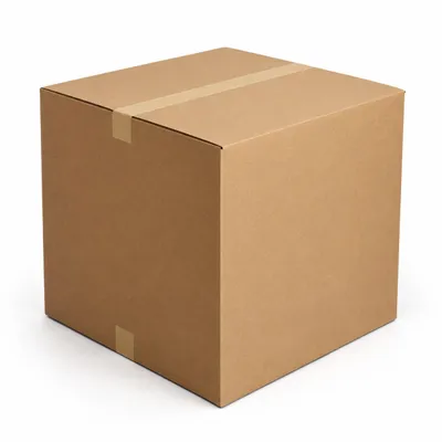 Produktbild von 60 Stück Faltkartons einwellig - 500 x 500 x 500 mm | Hansepack24