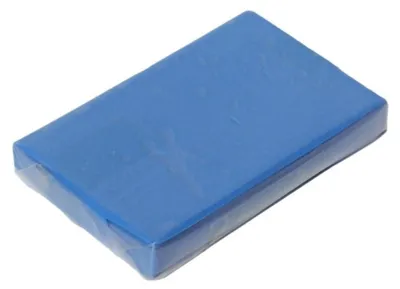 Produktbild von Autoknete Reinigungsknete Lackreiniger Glasreiniger FEIN Polierknete Lackknete BLAU 200g inkl.Box