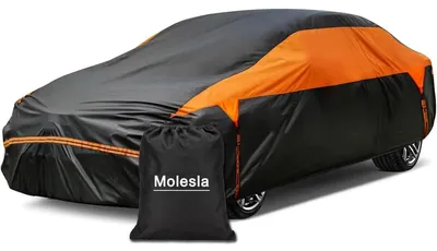 Immagine prodotto di Copertura per auto SUV, tipo garage completo, impermeabile, resistente alle intemperie, fino a 460 cm, colore nero