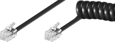 Produktbild von Microconnect MPK10200, 2 m, RJ-10, RJ-10, Männlich, Männlich, Schwarz